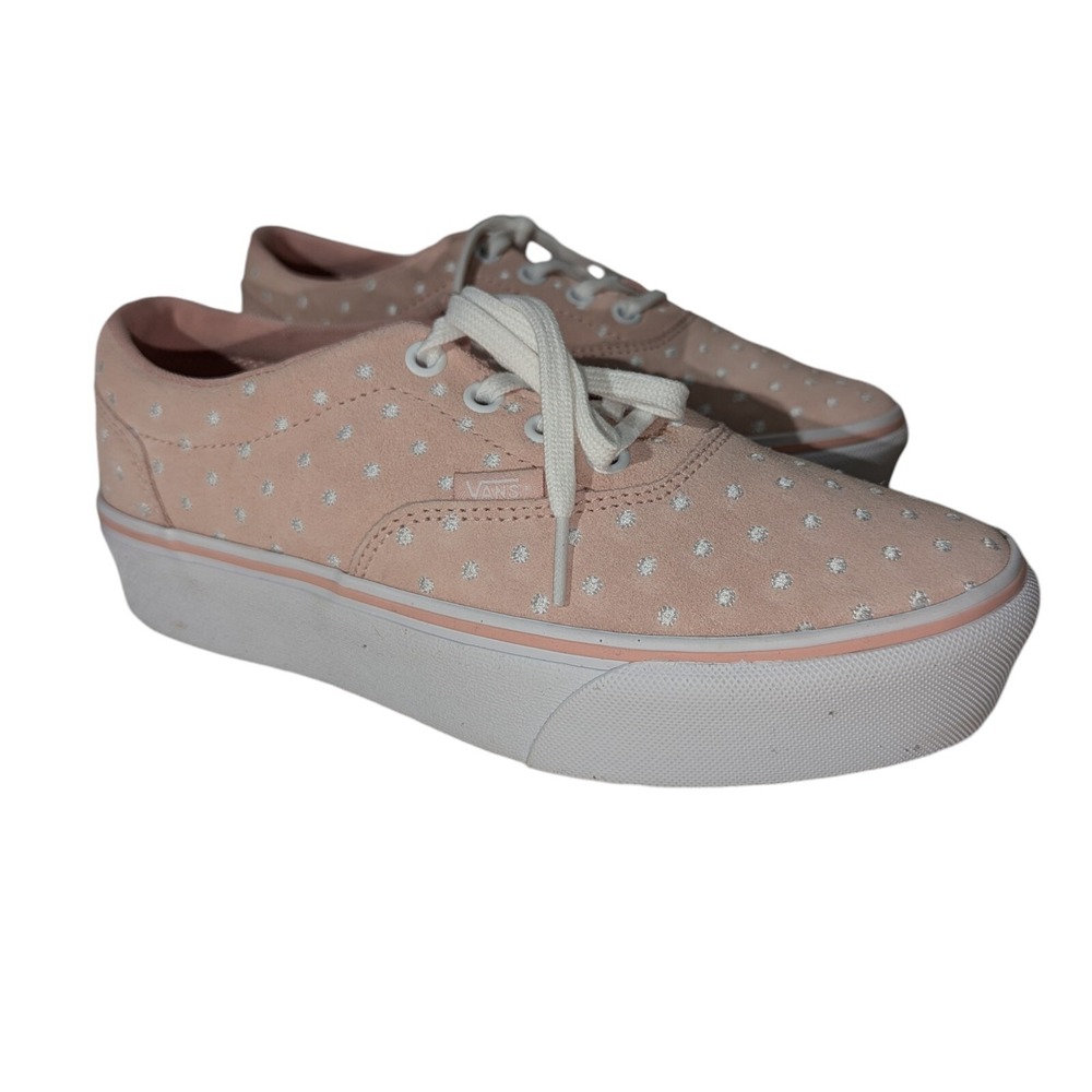 Vans Doheny Platform Skate Women's Pink White Casual Shoes US 6.5W UK 4 EUR 36.5